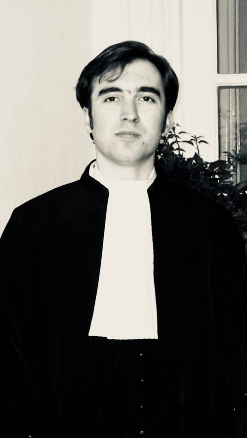 Mr. S.V. Jansen in toga